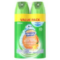 Scrubbing Bubbles Citrus Bathroom Disinfectant Value Pack, 20 oz, 2 count