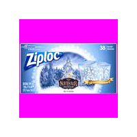 Ziploc Limited Edition Holiday Freezer Bags, Quart, 38 each