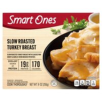 Smart Ones Slow Roasted Turkey Breast w/ Gravy & Garlic-Herb Mashed Potatoes Frozen Meal, 9 oz box, 9 Ounce