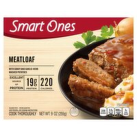 Smart Ones Meatloaf with Gravy & Garlic-Herb Mashed Potatoes, 9 oz