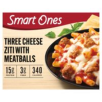 Smart Ones Three Cheese Ziti with Meatballs, 9 oz