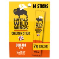 Slim Jim Buffalo Wild Wings Buffalo Style Chicken Stick, 0.28 oz, 14 count