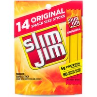 Slim Jim Original Smoked Snack Stick, 0.28 oz, 14 count