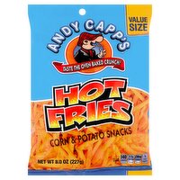 Andy Capp's Hot Fries Corn & Potato Snacks Value Size, 8.0 oz., 8 Ounce