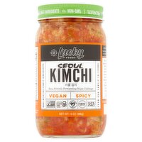 Lucky Foods Vegan Spicy Seoul Kimchi, 14 oz