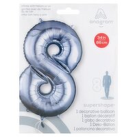 Anagram Supershape  8 Decorative Balloon, 1 count