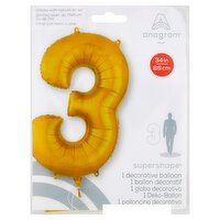 Anagram Supershape 3 Decorative Balloon, 1 count