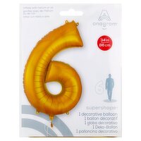 Anagram Supershape 6 Decorative Balloon, 1 count