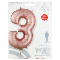Anagram Supershape 3 Decorative Balloon, 1 count, 1 Each