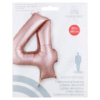 Anagram Supershape 4 Decorative Balloon, 1 count, 1 Each