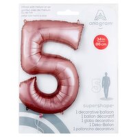 Anagram Supershape 5 Decorative Balloon, 1 count