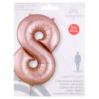 Anagram Supershape 8 Decorative Balloon, 1 count, 1 Each