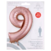 Anagram Supershape 9 Decorative Balloon, 1 count