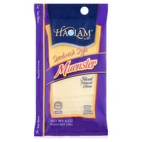 Haolam Sandwich Style Muenster Sliced Natural Cheese, 6 oz