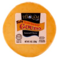 Haolam Baby Oven Smoked Gouda Natural Cheese, 8 oz