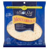 Haolam Mozzarella Shredded Natural Cheese, 2 lb