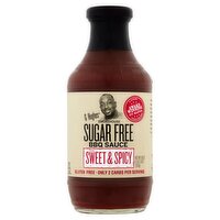 G Hughes Smokehouse Sugar Free Sweet & Spicy BBQ Sauce, 18 oz