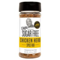 G Hughes Seasoning Sugar Free Chicken Herb Spice Rub, 3.75 oz