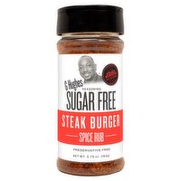 G Hughes Seasoning Sugar Free Steak Burger Spice Rub, 5.75 oz