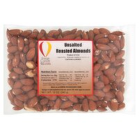 Rayge Candy & Nuts Unsalted Roasted Almonds, 12 oz