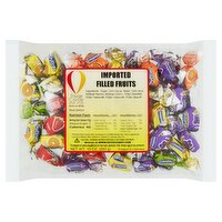 Rayge Candy & Nuts Imported Filled Fruits Candy, 10 oz