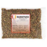 Rayge Candy & Nuts Unsalted Pepitas Shelled Pumpkin Seeds, 11 oz