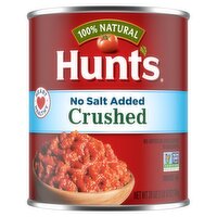 Hunt's No Salt Added Crushed Tomatoes, 28 oz