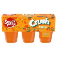 Snack Pack Crush Orange Juicy Gels, 3.25 oz, 6 count