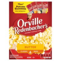 Orville Redenbacher's Butter Gourmet Popping Corn, 3.29 oz, 6 count, 19.74 Ounce