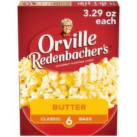 Orville Redenbacher's Butter Gourmet Popping Corn, 3.29 oz, 6 count