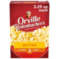 Orville Redenbacher's Butter Gourmet Popping Corn, 3.29 oz, 3 count