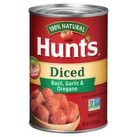 Hunt's Diced Tomatoes with Basil, Garlic & Oregano, 14.5 oz, 14.5 Ounce