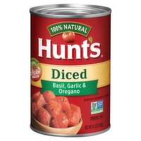 Hunt's Hunt's Basil, Garlic & Oregano Diced Tomatoes, 14.5 oz, 14.5 Ounce 