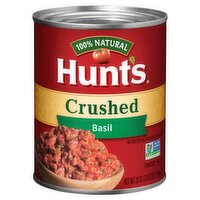 Hunts Crushed Tomatoes with Basil, 28 oz, 28 Ounce