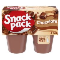 Snack Pack Chocolate Pudding, 3.25 oz, 4 count
