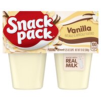 Snack Pack Vanilla Pudding, 3.25 oz, 4 count, 13 Ounce