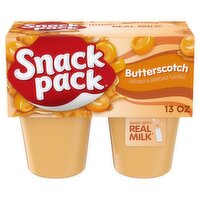 Snack Pack Butterscotch Pudding, 3.25 oz, 4 count