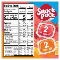 Snack Pack Sugar Free Low Calorie Juicy Gels, 3.25 oz, 4 count