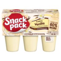 Snack Pack Vanilla Pudding Super Size, 5.5 oz, 6 count, 33 Ounce