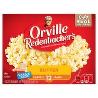 Orville Redenbacher's Butter Microwave Popcorn Value Size, 3.29 oz, 12 count