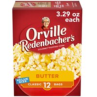 Orville Redenbacher's Butter Gourmet Popping Corn Value Size, 3.29 oz, 12 count