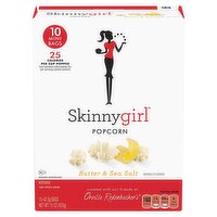 Skinnygirl Butter & Sea Salt Popcorn, 1.5 oz, 10 count