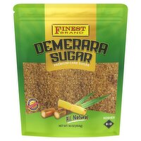 Finest Brand Demerara Sugar, 16 oz