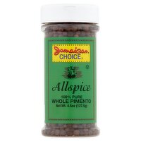 Jamaican Choice 100% Pure Whole Pimento Allspice, 4.5 oz, 4.5 Ounce