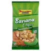 Jamaican Choice Lightly Salted Banana Chips, 2.5 oz