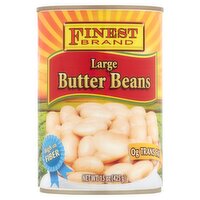 Finest Brand Large Butter Beans, 15 oz, 15.5 Ounce