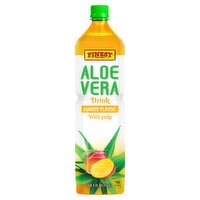 Finest Brand Mango Flavor with Pulp Aloe Vera Drink, 50.7 fl oz