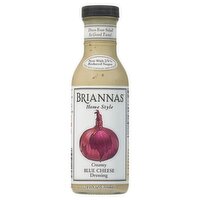 Briannas Home Style Creamy Blue Cheese Dressing, 12 fl oz