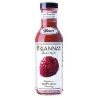 Briannas Home Style Raspberry Poppy Seed Dressing, 12 fl oz, 12 Ounce