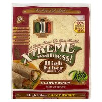 Olé Xtream Wellness High Fiber Carb Lean Large Wraps, 6 count, 15 oz